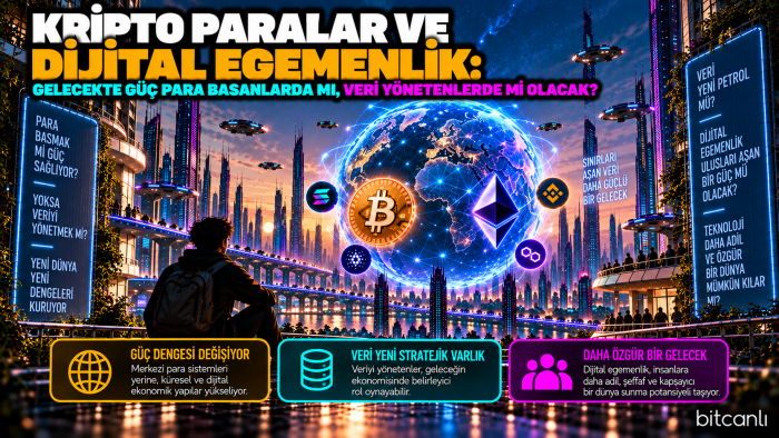 Kripto Paralar ve Dijital Egemenlik: Gelecekte Güç Para Basanlarda mı, Veri Yönetenlerde mi Olacak?